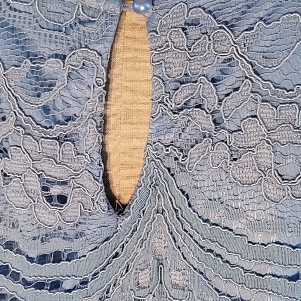 Light Blue Lace Dress - Picture 7 of 10